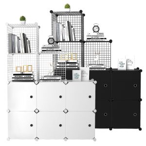 Gabinete Organizador Plástico Metálico 9 cubos | Utilísimo®