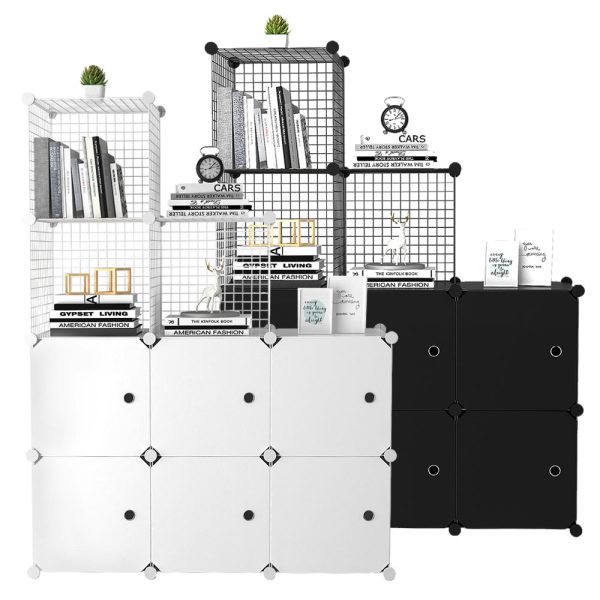 Gabinete Organizador Plástico Metálico 9 cubos | Utilísimo®