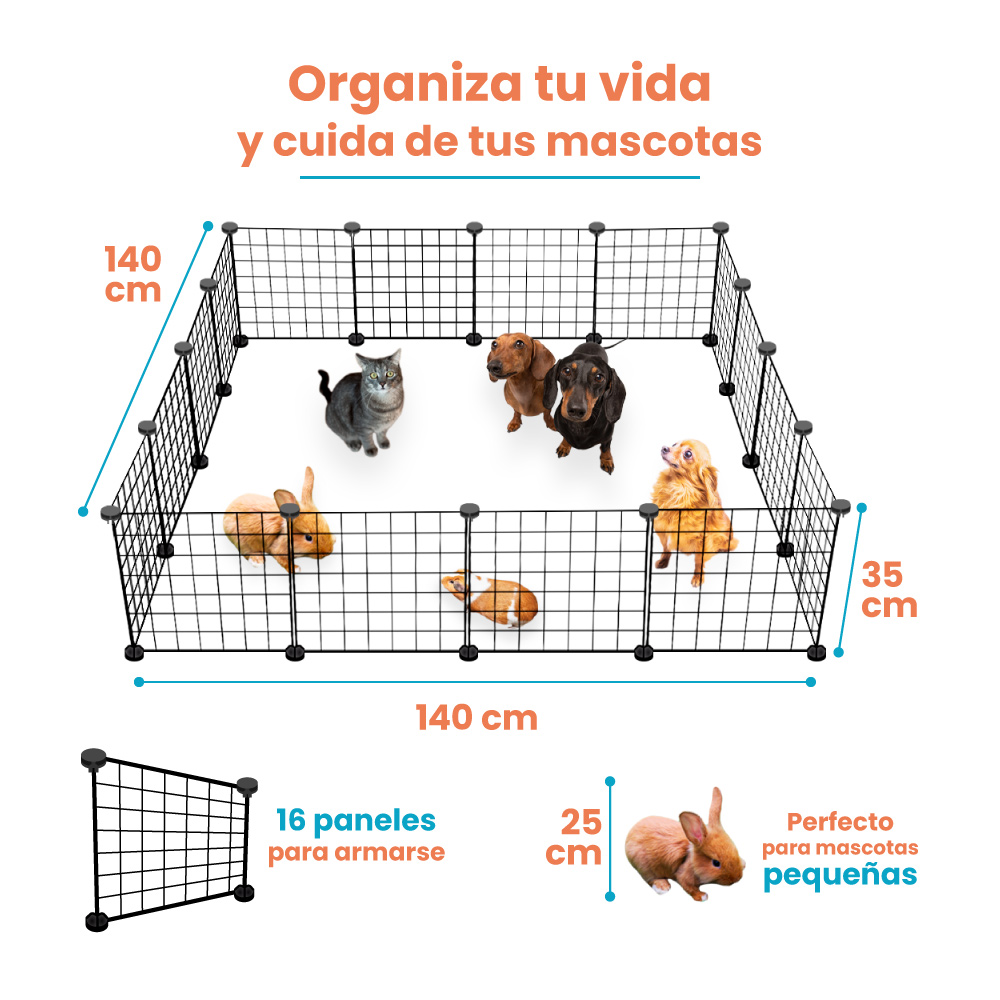 Gabinete de alambre 4 cubos Negro | Utilísimo ® - Imagen 9