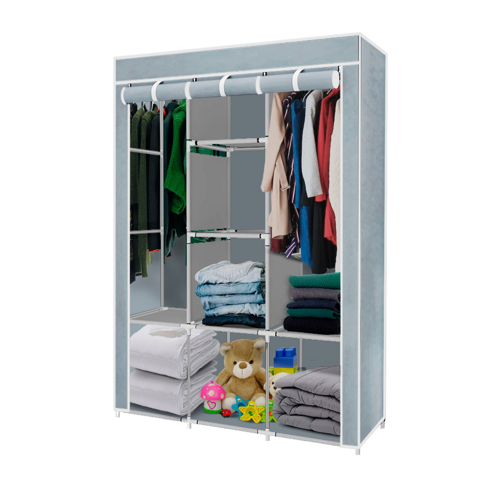 Closet Organizador Armable 1611 Plateado - Imagen 2