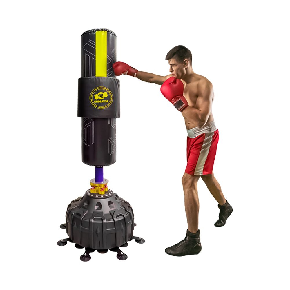 Costal de piso boxeo MMA cinturón amortiguador - ENDEAVOR - Imagen 2