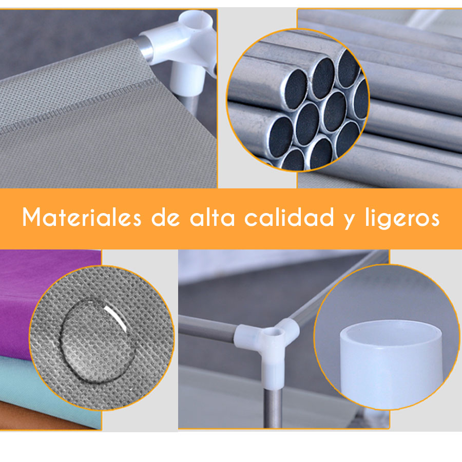Mueble Zapatero A07 Plateado - Imagen 4