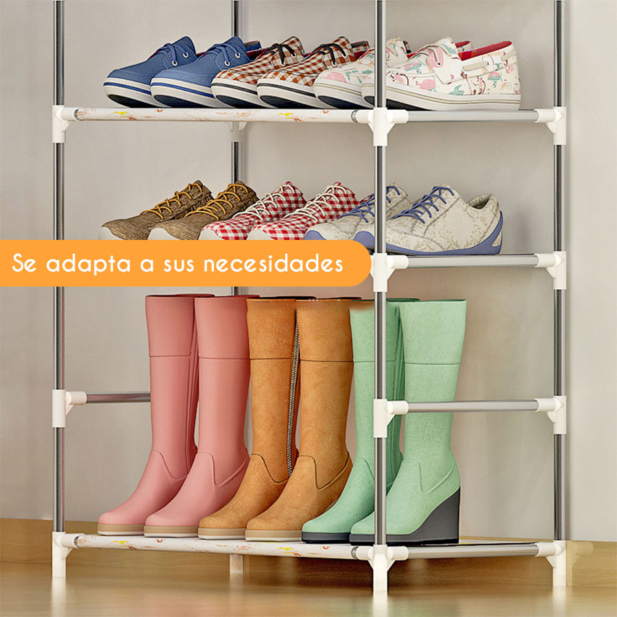 Mueble Zapatero A07 Plateado - Imagen 5