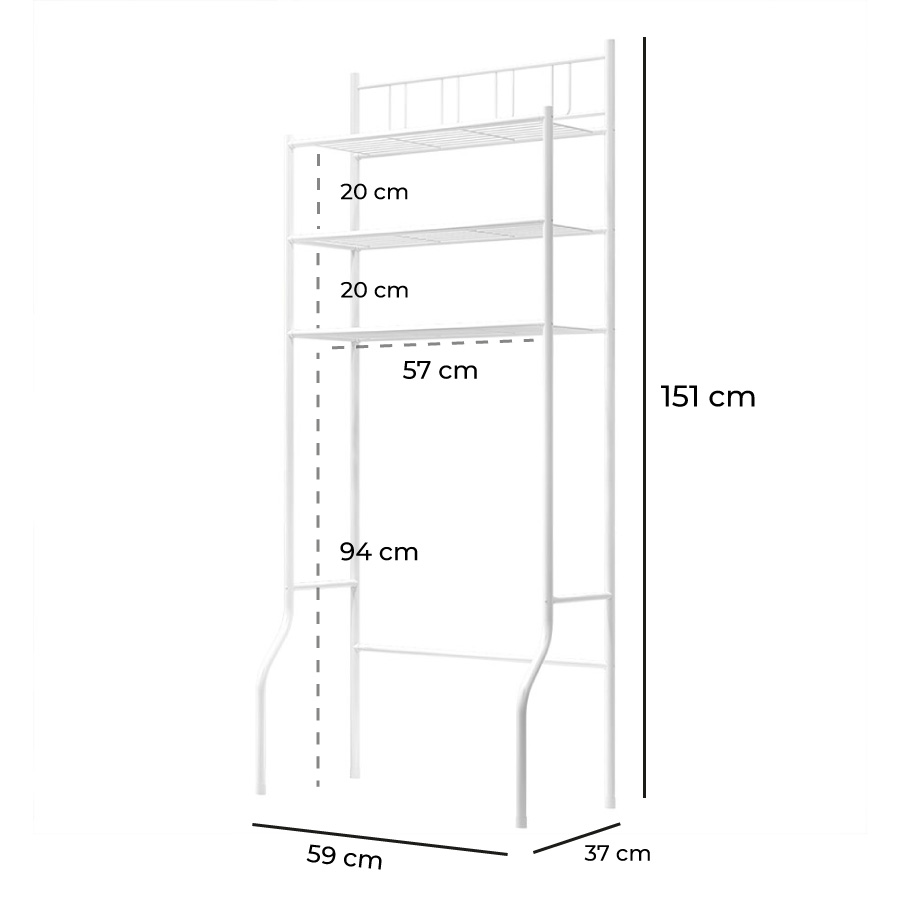 Organizador para Baño Z723 Blanco - Imagen 4