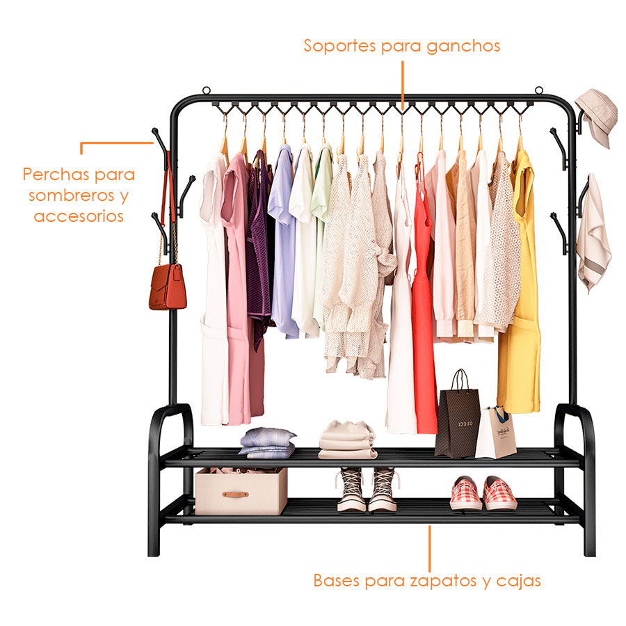 Rack Organizador de Ropa Armable L1216 - Imagen 4