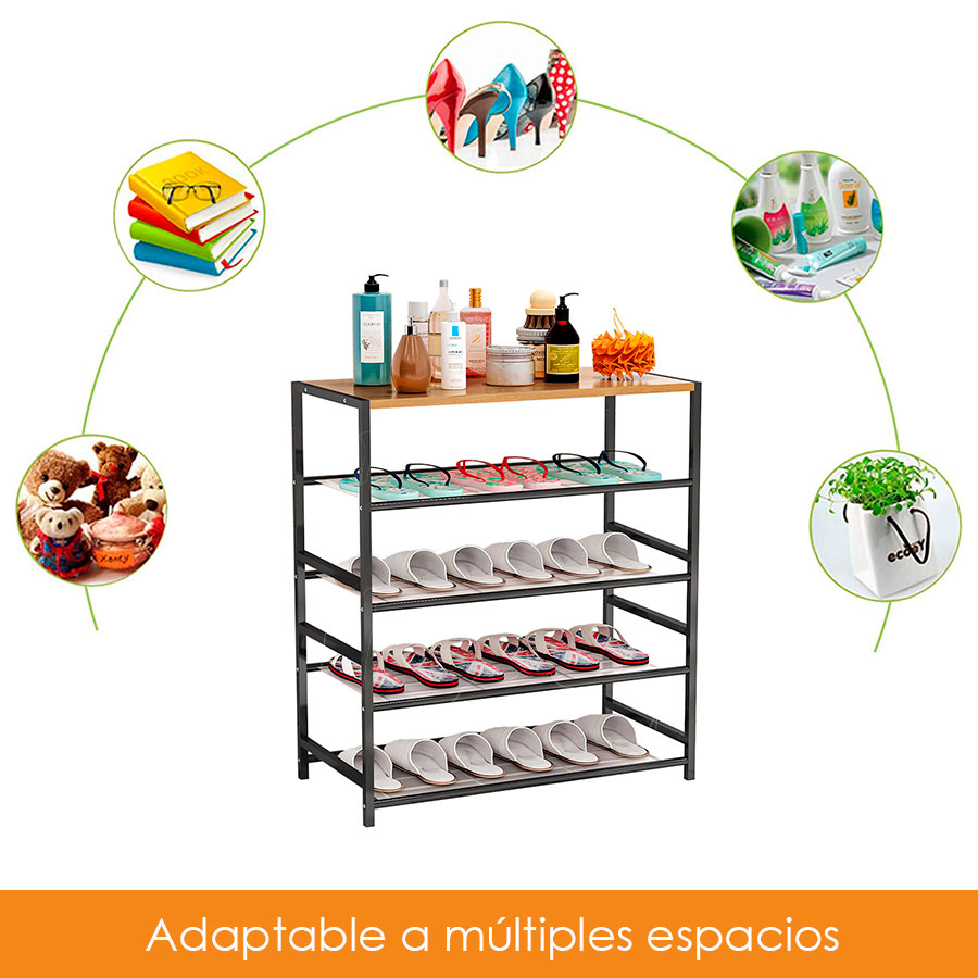 Mueble Organizador XJ9705 Negro - Imagen 4