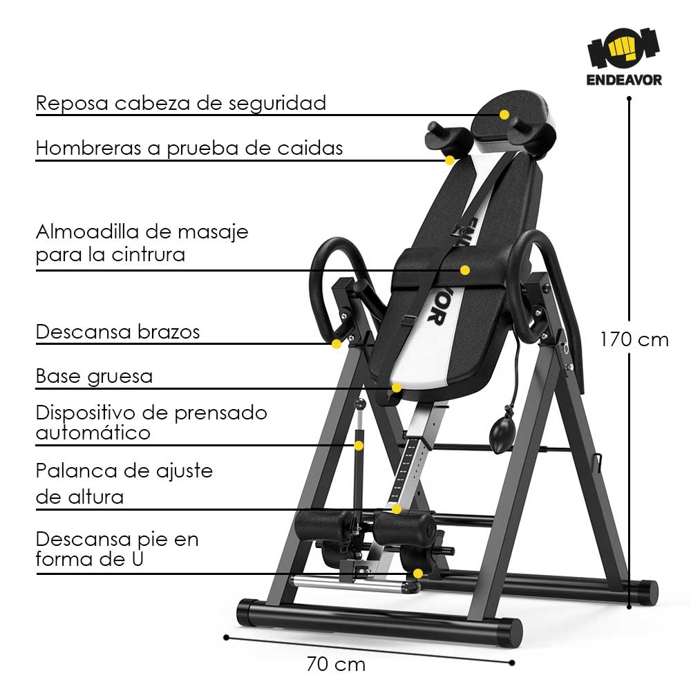 Tabla de inversión de gravedad para terapia - ENDEAVOR - Imagen 7