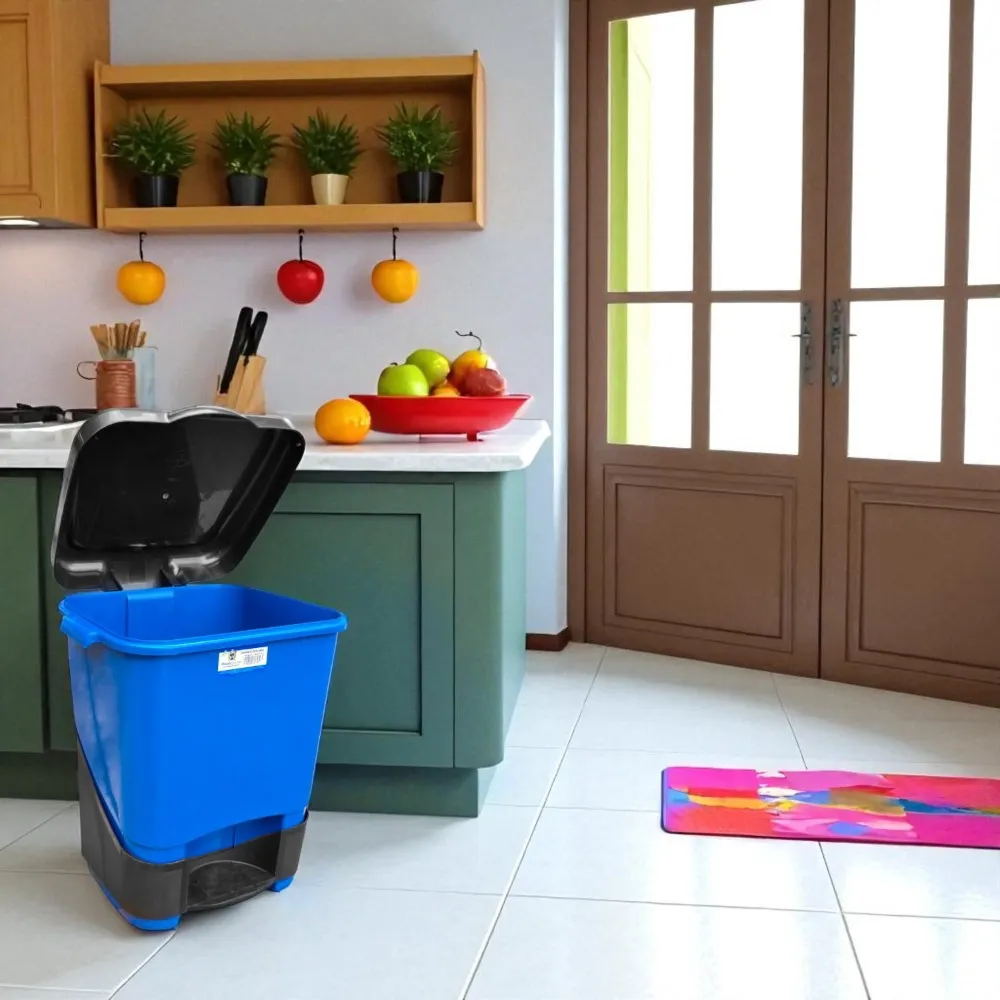 Cesto contenedor 20 litros con pedal liso - Imagen 10
