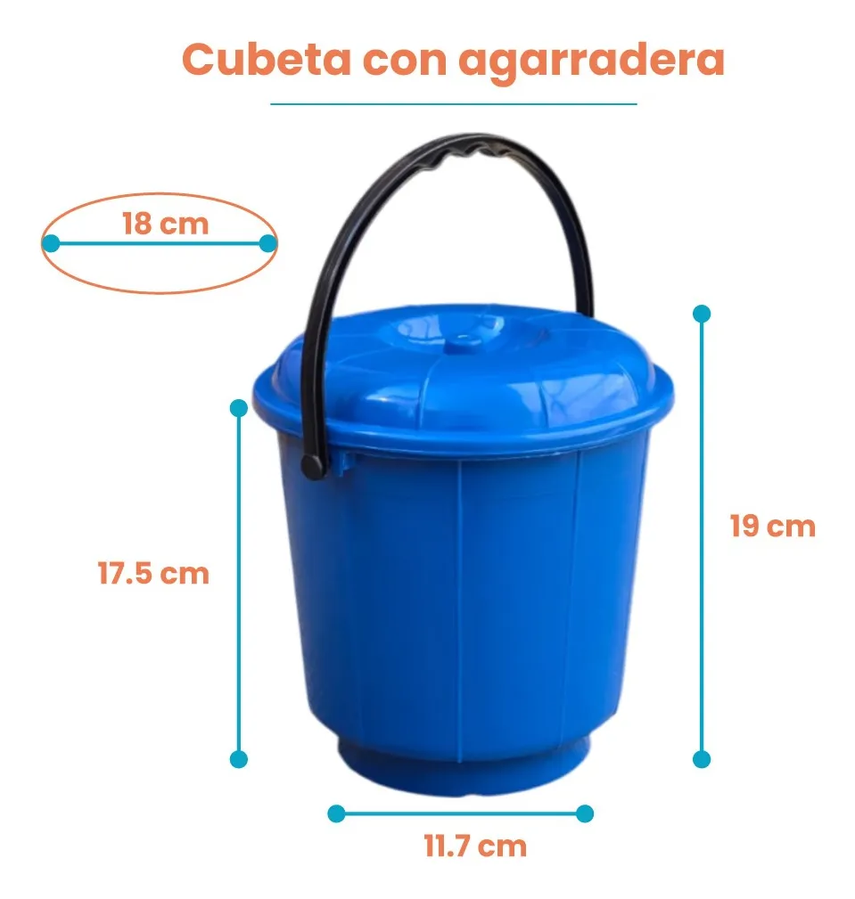 Contenedor con tapa y agarradera 3 litros - Imagen 2