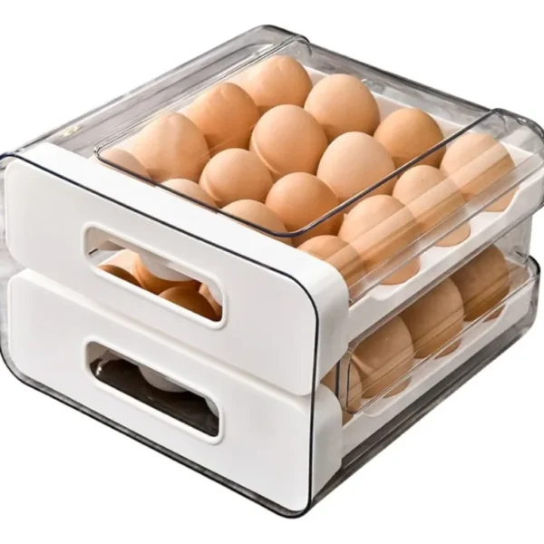 Caja para huevo 2 niveles 32 pzs