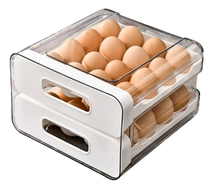 Caja para huevo 2 niveles 32 pzs