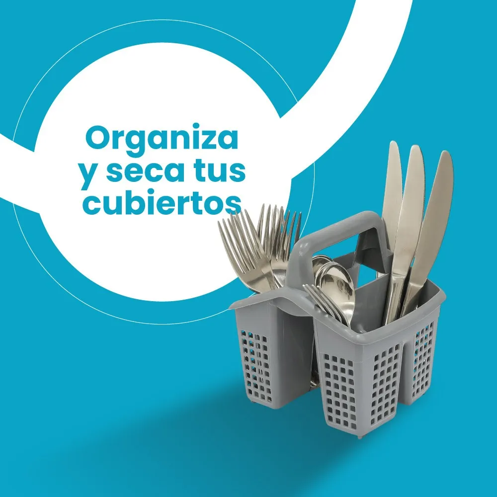 Porta cubiertos Mod. Canasta gris - Imagen 4