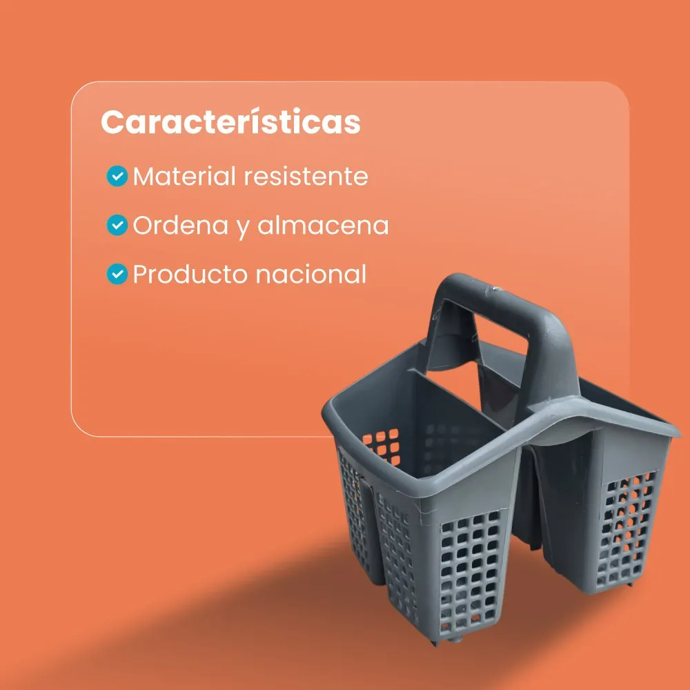 Porta cubiertos Mod. Canasta gris - Imagen 8