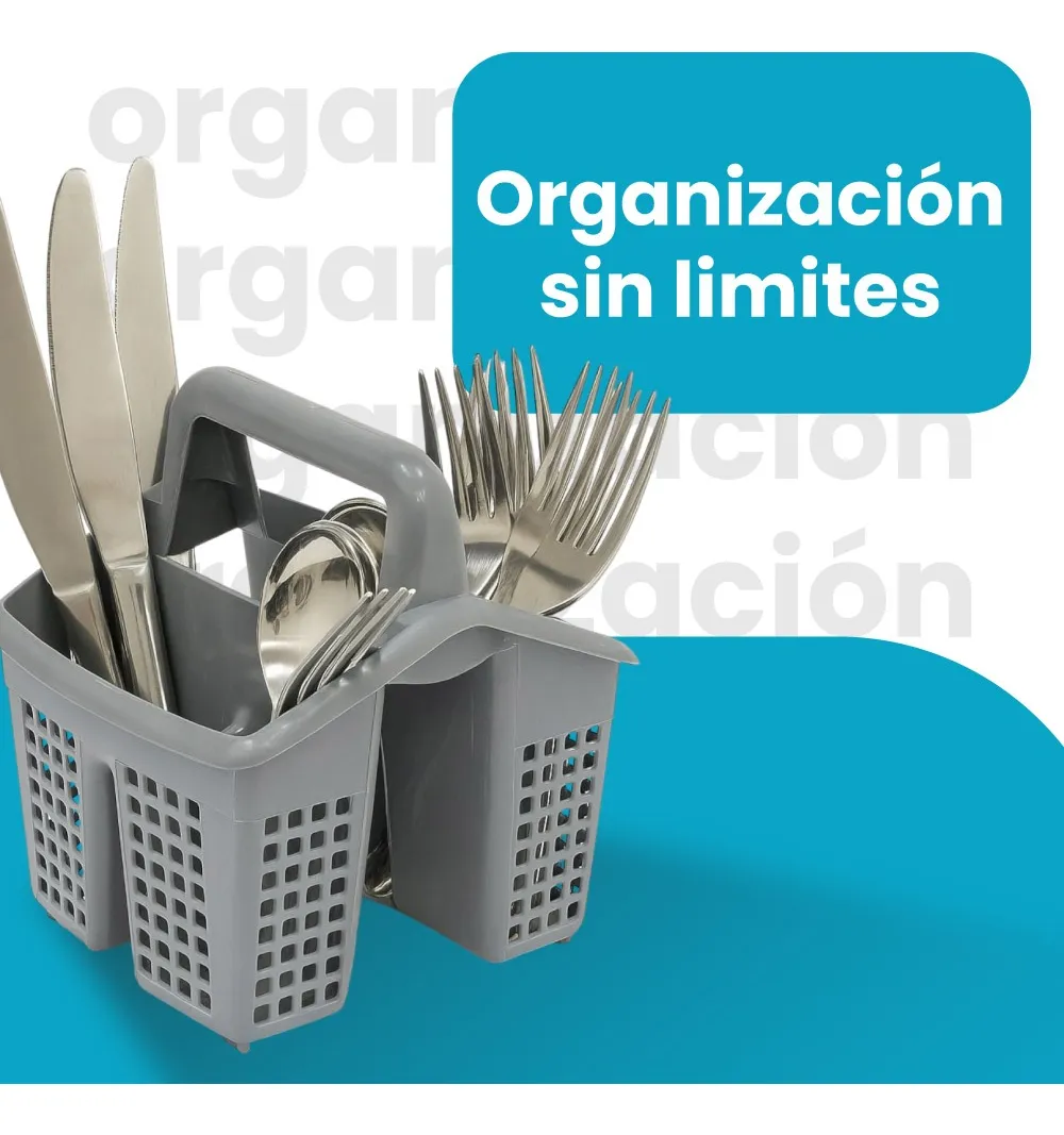 Porta cubiertos Mod. Canasta gris - Imagen 9