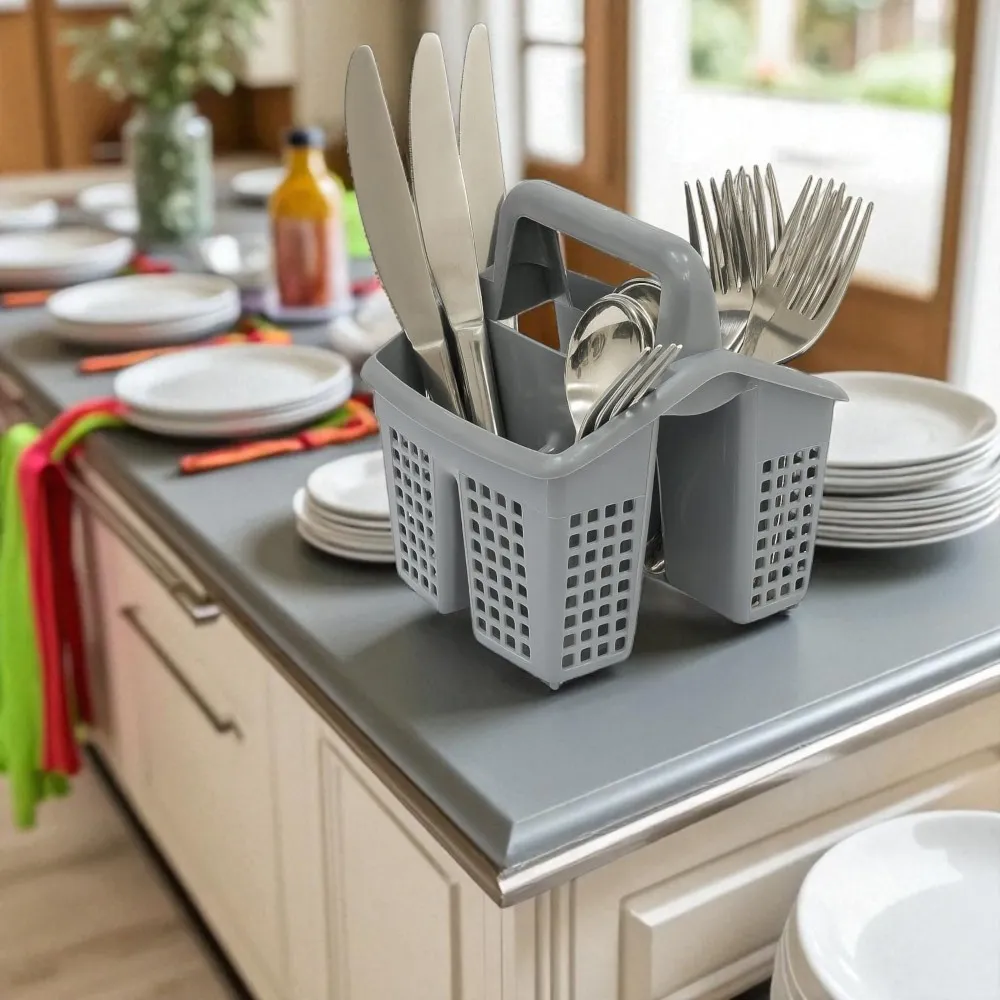 Porta cubiertos Mod. Canasta gris - Imagen 10