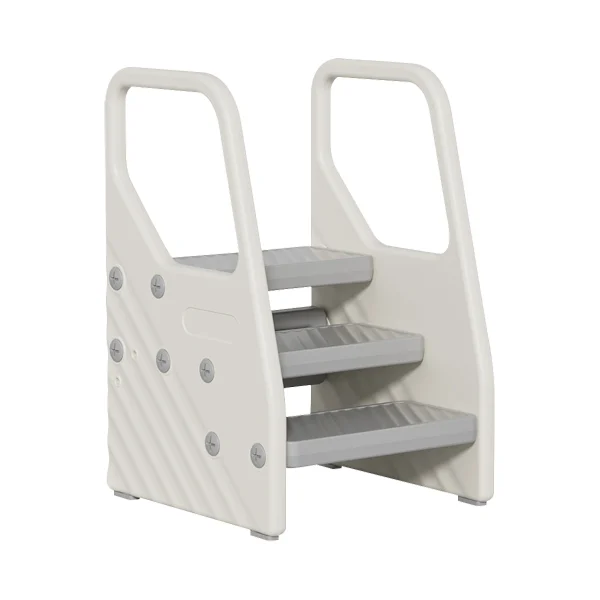 Escalera 3 peldaños infantil con agarraderas - Kiddo