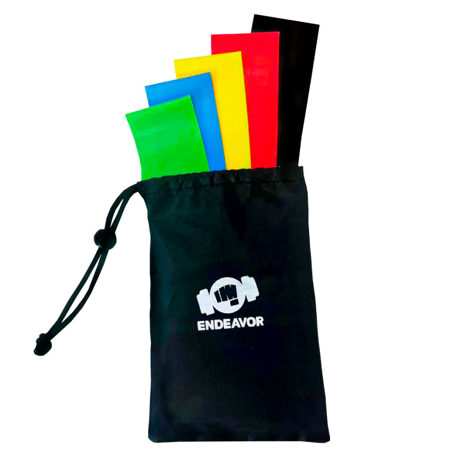Set bandas de resistencia 5 niveles - ENDEAVOR - Imagen 2