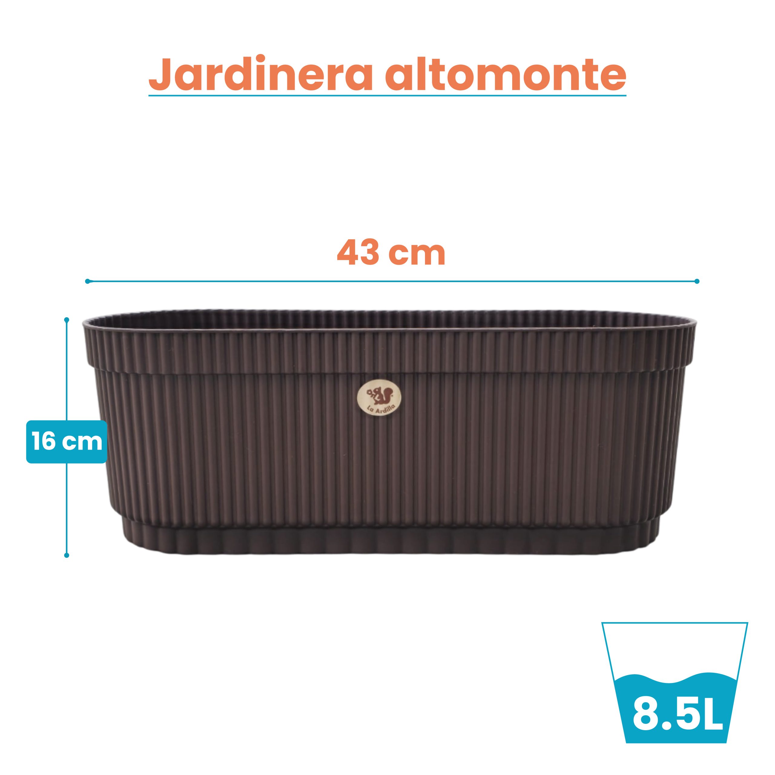 Jardinera Altomonte 8.5 Litros Plástica - Imagen 3