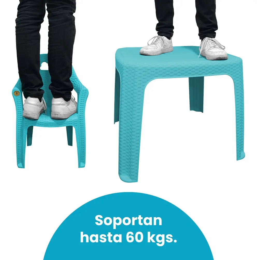 Combo Mesa Infantil y 4 Sillas Para Niños - Imagen 4