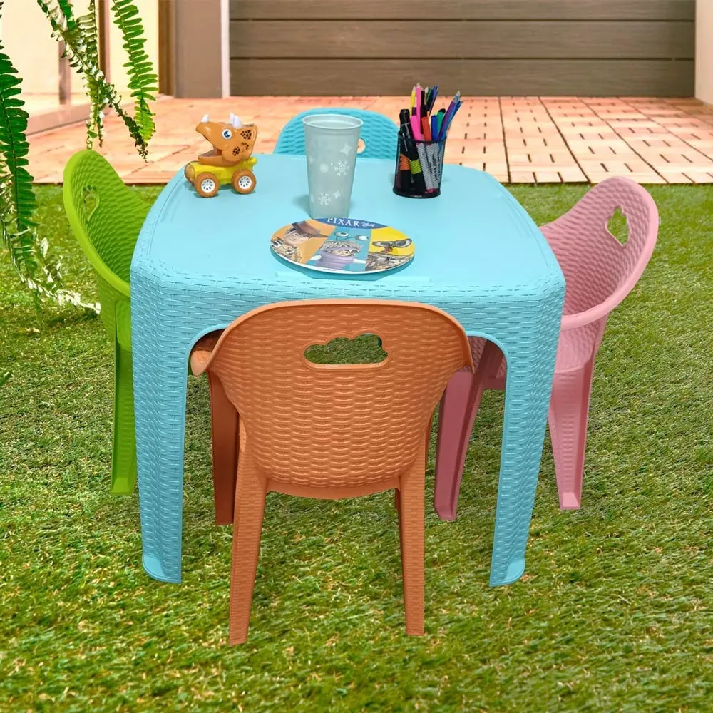 Combo Mesa Infantil y 4 Sillas Para Niños - Imagen 8