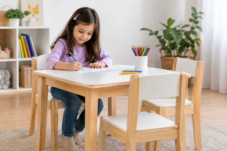 Cómo elegir una mesa infantil para actividades