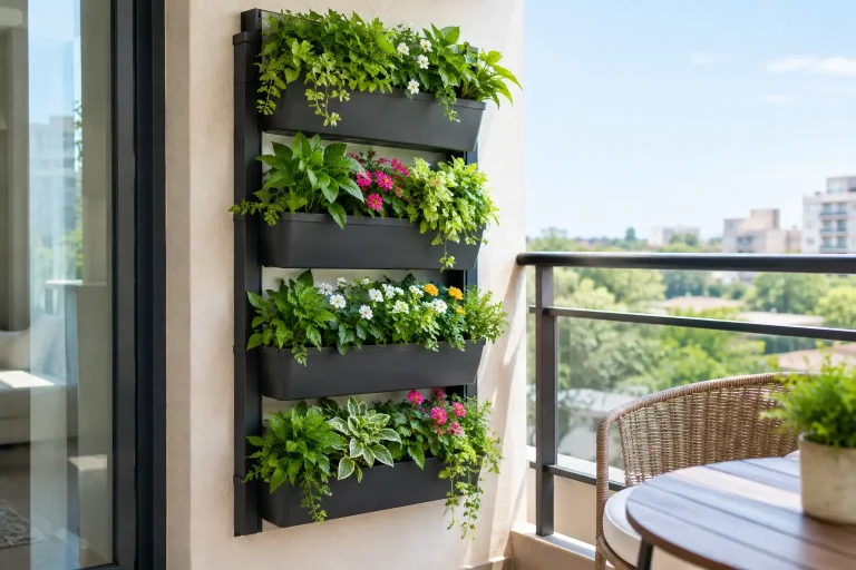 Jardinera vertical para balcón para tu hogar
