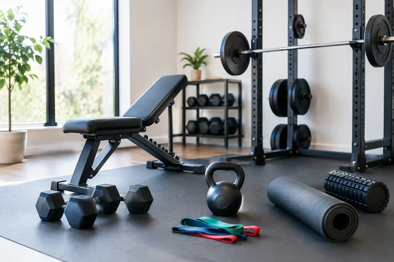Qué equipo necesito para gimnasio en casa